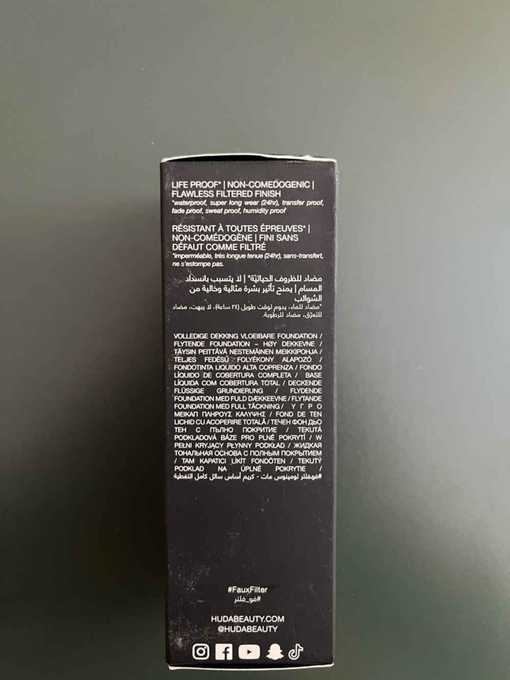 HUDA BEAUTY FauxFilter Luminous Matte Foundation - Amaretti 310G - Picture 3 of 3